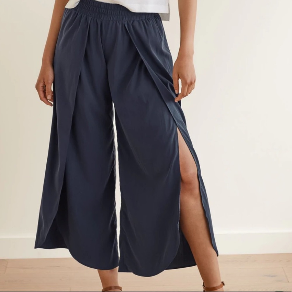 Upwest Wide-Leg Surplice Pant